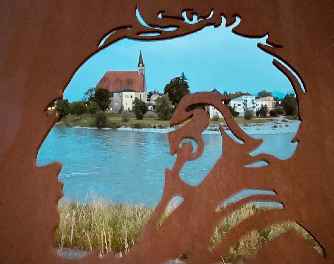Ferienwohnung An Der Romantischen Salzachschleife Naehe Salzburg Лауфен Екстер'єр фото