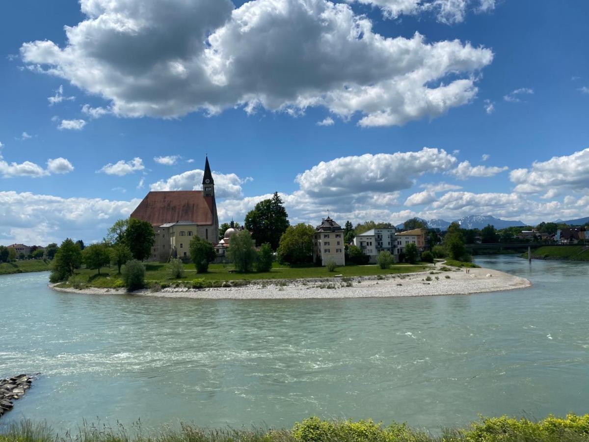 Ferienwohnung An Der Romantischen Salzachschleife Naehe Salzburg Лауфен Екстер'єр фото