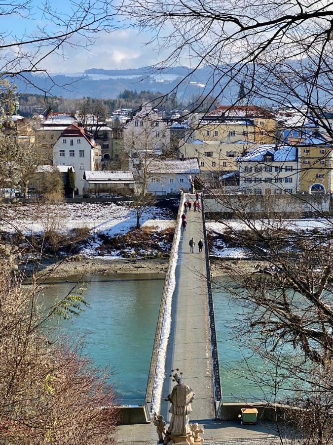 Ferienwohnung An Der Romantischen Salzachschleife Naehe Salzburg Лауфен Екстер'єр фото
